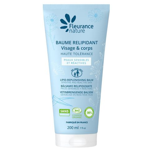 Baume relipidant visage & corps peaux sensibles bio