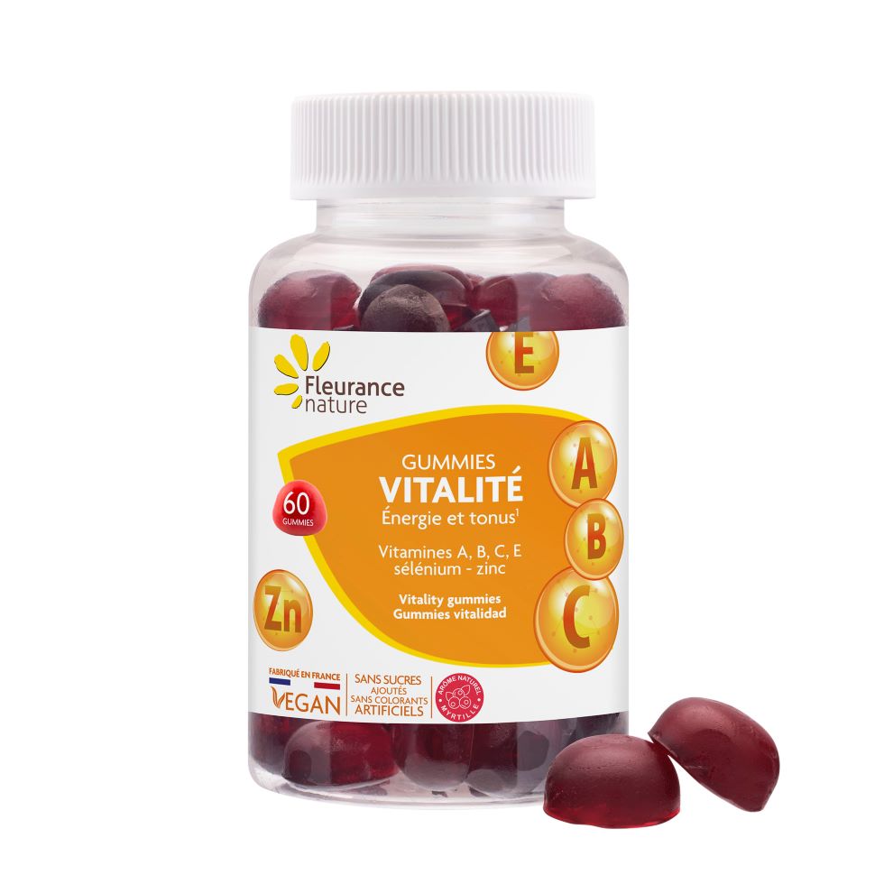Gummies vitalité vegan Fleurance Nature