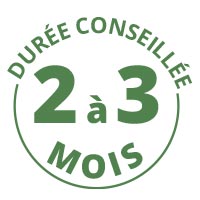 Durée conseillée 2 à 3 mois