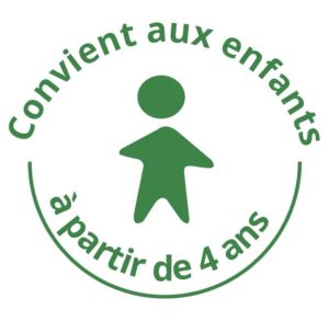 Convient aux enfants à partir de 4 ans